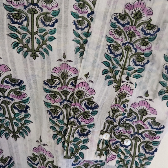 Anokhi hand block printed Women's top - Picture 3 of 6